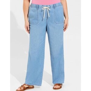 NWT Torrid Pull-On Wide Leg Light Weight Jean Size 2X (18 - 20)